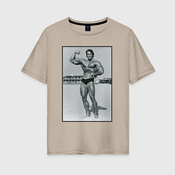 Женская футболка оверсайз Mister Schwarzenegger