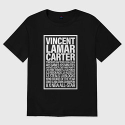 Футболка оверсайз женская Vince Carter, цвет: черный