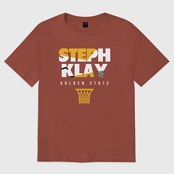 Женская футболка оверсайз Steph and Klay