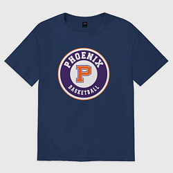 Футболка оверсайз женская Phoenix basket, цвет: тёмно-синий