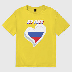 Женская футболка оверсайз 57 регион Орловская область