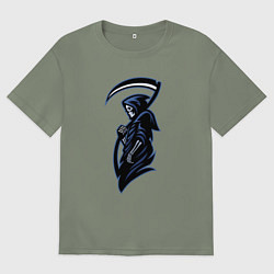 Женская футболка оверсайз Grim reaper