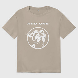 Женская футболка оверсайз And One synthpop band