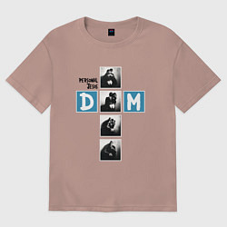 Женская футболка оверсайз Depeche Mode - Personal Jesus cross