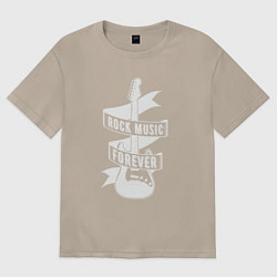 Женская футболка оверсайз Рок навсегда