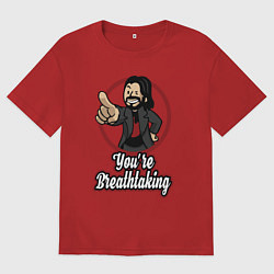 Женская футболка оверсайз Vault Keanu Reeves