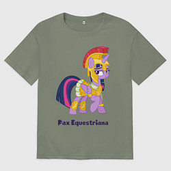 Футболка оверсайз женская Римская Твайлайт Спаркл, цвет: авокадо