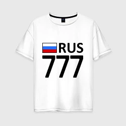 Женская футболка оверсайз RUS 777