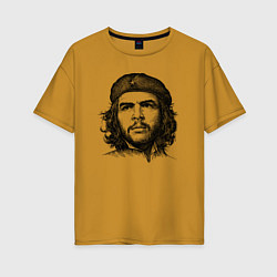 Женская футболка оверсайз Эрнесто Че Гевара портрет