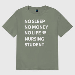 Женская футболка оверсайз Студенты-медики