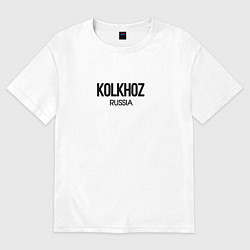 Женская футболка оверсайз Kolkhoz