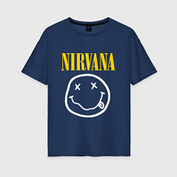 Женская футболка оверсайз Nirvana original