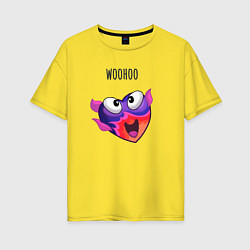 Женская футболка оверсайз The sims woohoo