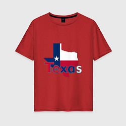 Женская футболка оверсайз Texas