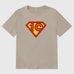 Женская футболка оверсайз Супер 1cмен