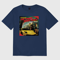 Женская футболка оверсайз Five finger death punch - American capitalist