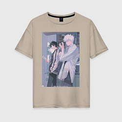 Женская футболка оверсайз Сяоши Чэн Гуан Лу агент времени