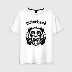 Женская футболка оверсайз Motorhead - rock panda