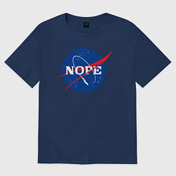 Женская футболка оверсайз Nope NASA