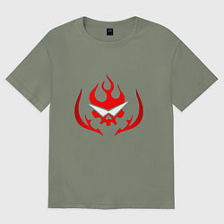 Женская футболка оверсайз Гуррен-Лаганн Бригада Гуррен