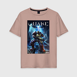 Женская футболка оверсайз Quake arena - Ranger
