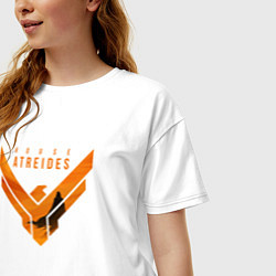 Футболка оверсайз женская Дом Атрейдесов - Дюна, цвет: белый — фото 2