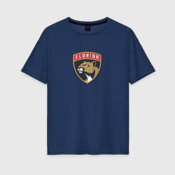 Женская футболка оверсайз Florida Panthers NHL