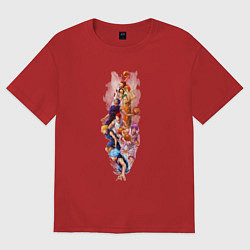 Женская футболка оверсайз Баскетбол Куроко Тайга Кагами