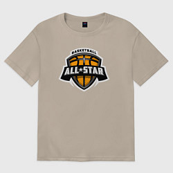 Женская футболка оверсайз All-star basket