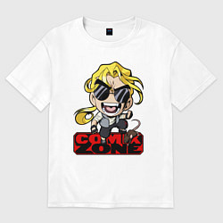 Женская футболка оверсайз Comix zone - anime style