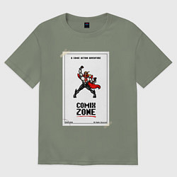 Женская футболка оверсайз Comix zone - power