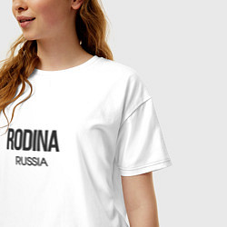 Футболка оверсайз женская Rodina, цвет: белый — фото 2