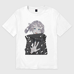 Футболка оверсайз женская Надзуна Нанакуса, цвет: белый