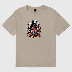 Женская футболка оверсайз Сабверсивная технология