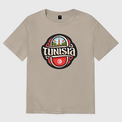 Женская футболка оверсайз Тунис