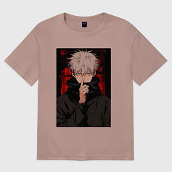 Женская футболка оверсайз Магическая битва Тогэ Инумаки