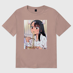 Женская футболка оверсайз Не издевайся, Нагаторо Хаясэ