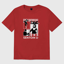 Женская футболка оверсайз Боевой отряд Комбатант Ди