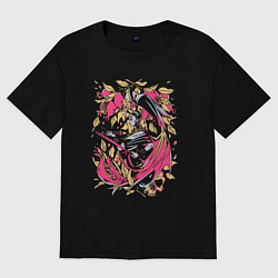 Женская футболка оверсайз Megaera furie Hades