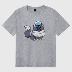 Женская футболка оверсайз О моём перерождении в слизь Римуру Темпест на волк