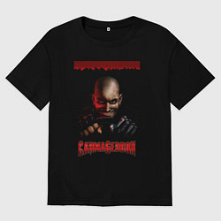 Женская футболка оверсайз Carmageddon driver