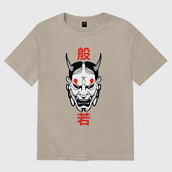 Женская футболка оверсайз Японский демон - Хання