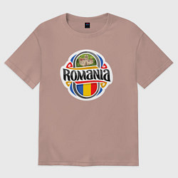 Женская футболка оверсайз Румыния
