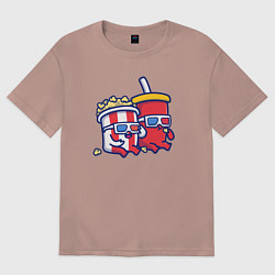 Женская футболка оверсайз В кино