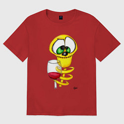 Женская футболка оверсайз Ричард в отпуске