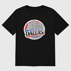 Женская футболка оверсайз Dallas - USA