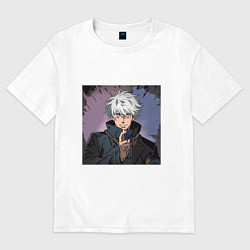 Женская футболка оверсайз Годжо