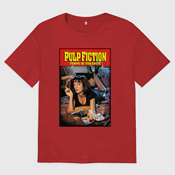 Женская футболка оверсайз Криминальное чтиво - Мия