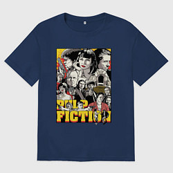 Женская футболка оверсайз Pulp fiction - all stars