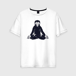 Женская футболка оверсайз Yoga monkey